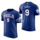 Camisetas NBA de Manga Corta Dario Saric Philadelphia 76ers Azul 17/18
