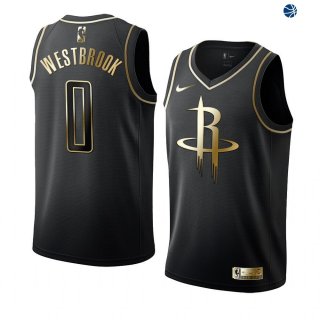 Camisetas NBA de Russell Westbrook Houston Rockets Oro Edition