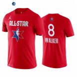 Camisetas NBA de Manga Corta Kemba Walker All Star 2020 Rojo