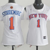 Camisetas NBA Mujer Amar.e stoudemire New York Knicks Blanco