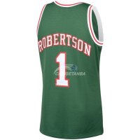 Camisetas NBA Milwaukee Bucks Oscar Robertson Verde Hardwood Classics 1971-72