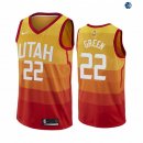 Camisetas NBA de Jeff Green Utah Jazz Nike Amarillo Ciuda 19/20