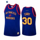 Camisetas NBA Golden State Warriors Stephen Curry Azul Hardwood Classics Throwback