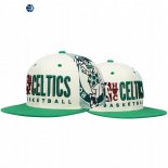 Snapbacks Caps NBA De Boston Celtics Big Face Crema Verde Hardwood Classics