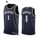 Camisetas NBA Nike Memphis Grizzlies NO.1 Kyle Anderson 75th Marino 2021-22