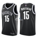 Camisetas NBA de Isaiah Whitehead Brooklyn Nets Negro Icon 17/18
