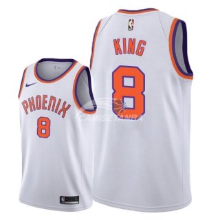 Camisetas NBA de George King Phoenix Suns Retro Blanco 2018
