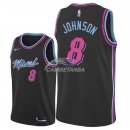Camisetas NBA de Tyler Johnson Miami Heats Nike Negro Ciudad 18/19