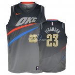 Camisetas de NBA Ninos Oklahoma City Thunder Terrance Ferguson Nike Gris Ciudad 2018
