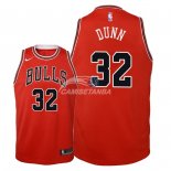 Camiseta NBA Ninos Chicago Bulls Kris Dunn Rojo Icon 2018
