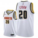 Camisetas NBA de Tyler Lydon Denvor Nuggets Blanco Association 18/19