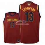 Camisetas de NBA Ninos Tristan Thompson Cleveland Cavaliers 2018 Finales Rojo Icon Parche