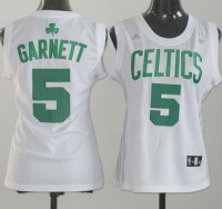 Camisetas NBA Mujer Kevin Garnett Boston Celtics Blanco