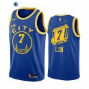 Camisetas NBA Golden State Warriors Jeremy Lin Azul Throwback 2020-21
