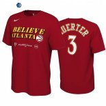 T Shirt NBA Atlanta Hawks NO.3 Kevin Huerter Rojo 2022.
