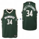 Camiseta NBA Ninos Milwaukee Bucks Giannis Antetokounmpo Verde Icon 17/18
