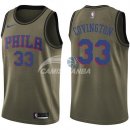 Camisetas NBA Salute To Servicio Philadelphia Sixers Robert Covington Nike Ejercito Verde 2018