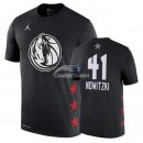 Camisetas NBA de Manga Corta Dirk Nowitzki All Star 2019 Negro