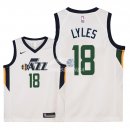 Camisetas de NBA Ninos Utah Jazz Jairus Lyles Blanco Association 2018