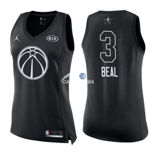 Camisetas NBA Mujer Bradley Beal All Star 2018 Negro