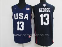 Camisetas NBA de Paul George USA 2016 Azul