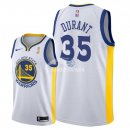 Camisetas NBA Golden State Warriors Kevin Durant 2018 Finales Blanco