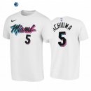 T-Shirt NBA Miami Heat Precious Achiuwa Blanco Ciudad 2020-21