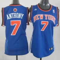 Camisetas NBA Mujer Carmelo Anthony New York Knicks Azul