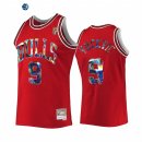 Camisetas NBA Chicago Bulls NO.9 Nikola Vucevic 75th Diamante Rojo Hardwood Classics 2022-23