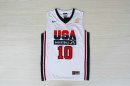 Camisetas NBA de Clyde Drexler USA 2013 Blanco