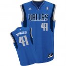 Camisetas NBA de Dirk Nowitzki Dallas Mavericks Rev30 Azul