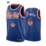Camisetas NBA 2020 Navidad New York Knicks Elfrid Payton Azul