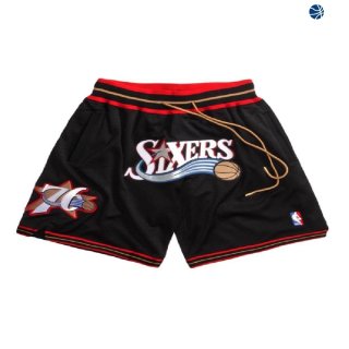 Pantalones Basket Philadelphia 76ers De Just DO Negro
