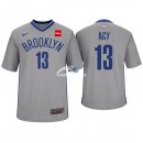 Camisetas NBA de Manga Corta Quincy Acy Brooklyn Nets Gris 17/18
