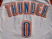 Camisetas NBA de Russell Westbrook Oklahoma City Thunder Blanco