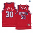 Camisetas de NBA Ninos Philadelphia Sixers Furkan Korkmaz Rojo Hardwood Classics 96/97