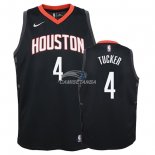 Camisetas de NBA Ninos Houston Rockets P.J. Tucker Negro Statement 2018