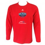Camisetas NBA Manga Larga New Orleans Pelicans Rojo
