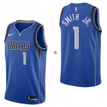 Camisetas NBA de Dennis Smith Jr Dallas Mavericks Azul Icon 17/18