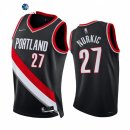 Camisetas NBA de Portland Trail Blazers Jusuf Nurkic 75th Season Diamante Negro Icon 2021-22