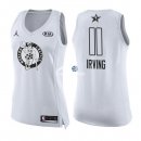Camisetas NBA Mujer Kyrie Irving All Star 2018 Blanco