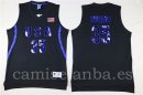 Camisetas NBA de Kevin DurantLeonard USA 2016 Negro