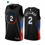 Camiseta NBA de Omari Spellman New York Knicks Negro Ciudad 2020-21