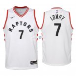 Camisetas de NBA Ninos Toronto Raptors Kyle Lowry Blanco Association 2018