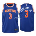 Camisetas de NBA Ninos New York Knicks Tim Hardaway Jr Azul Icon 2018