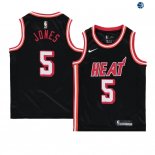 Camisetas de NBA Ninos Miami Heat Derrick Jones Negro Hardwood Classics 96/97