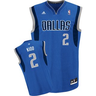 Camisetas NBA de Jason Kidd Dallas Mavericks Rev30 Azul