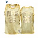 Camisetas de NBA Ninos Brooklyn Nets Spencer Dinwiddie Oro Hardwood Classics