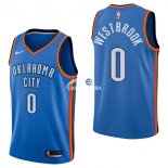 Camisetas NBA de Russell Westbrook Oklahoma City Thunder Azul Icon 17/18