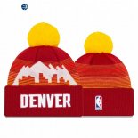 Gorritas NBA De Denver Nuggets Rojo Oro Ciudad 2020-21